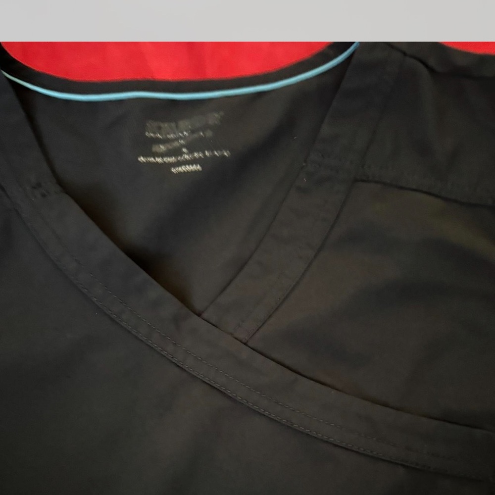 Scrubstar Black Short Sleeve Top
